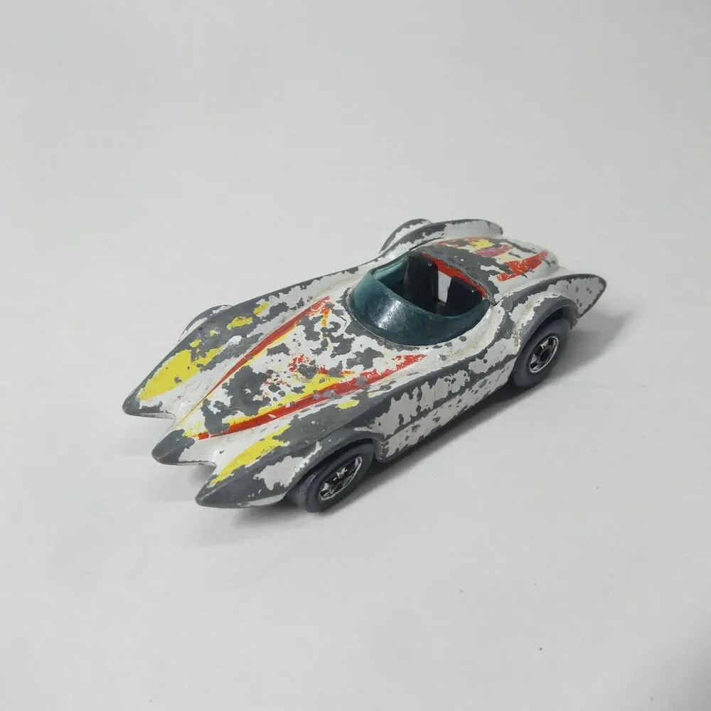 Hot Wheels Second Wind 1976 Hong Kong Vintage Race Car White Mattel